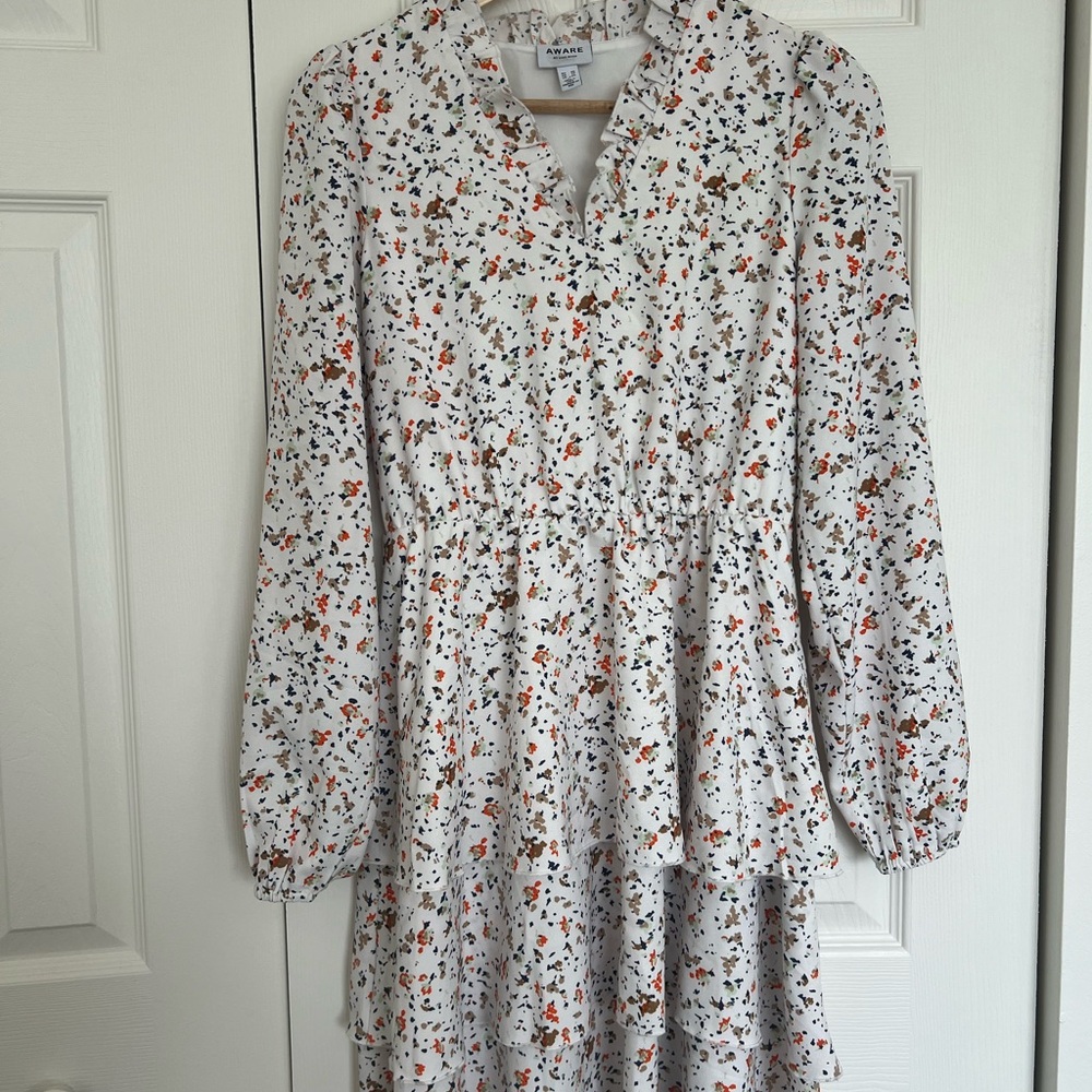 Aware by Vero Moda Floral Long Sleeve Dress size XS